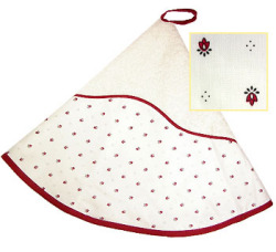 Hand - face round towel (Calisson. white x bordeaux) - Click Image to Close
